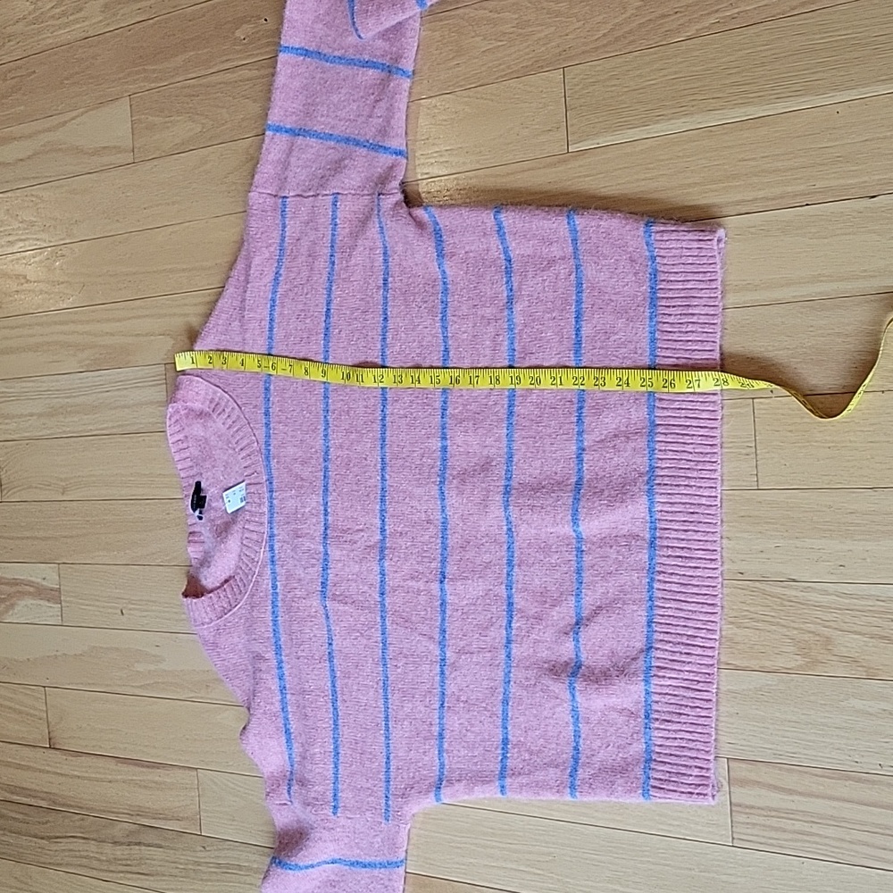 J. Crew Alpaca Blend Crew Neck Striped Sweater - Picture 11 of 12